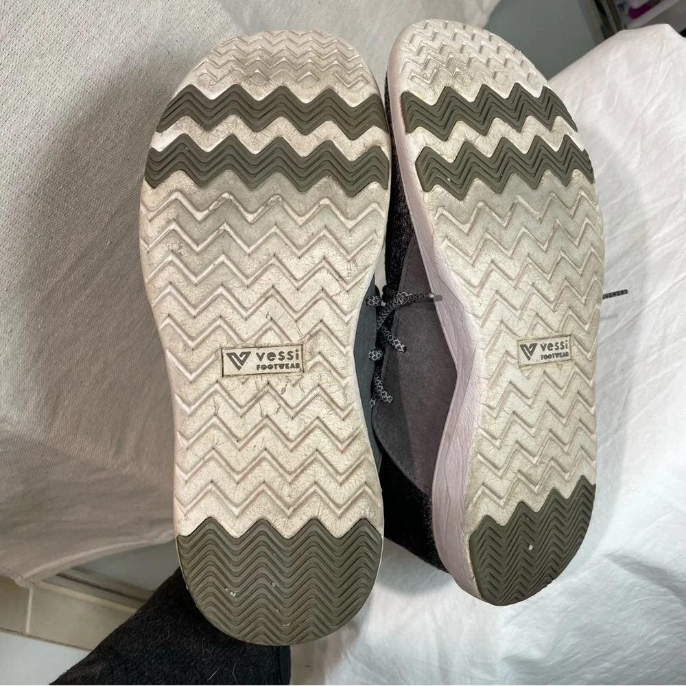 Vessi Charcoal Knit Sneakers - Picture 4 of 6